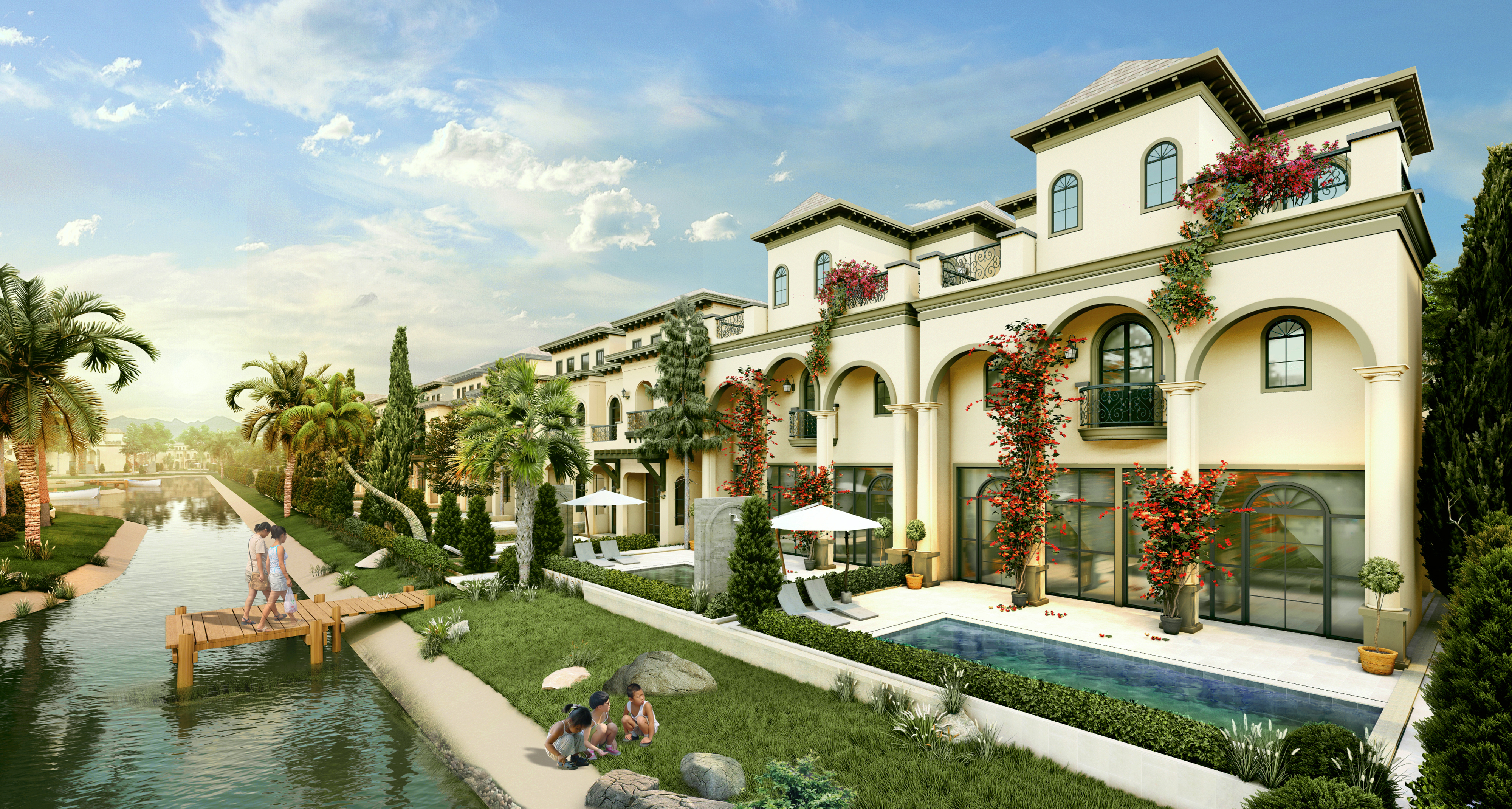 Bán suất ngoại giao dự án Casa Del Rio căn song lập góc trục đường 25m
